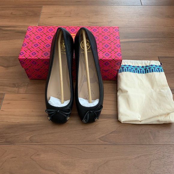 Tory Burch Black Laila Driver Ballet Flats (Sz 36 = US 5.5-6) - Picture 2 of 12